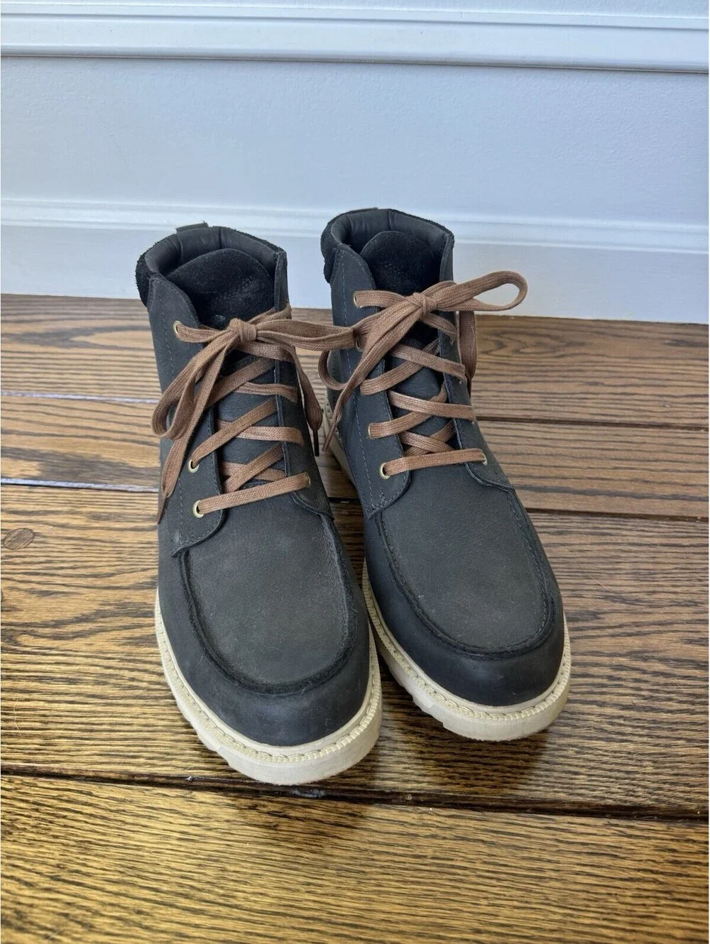 Sorel Madson II Men's Moc Toe Waterproof Boots, Size 11.5, Color Coal